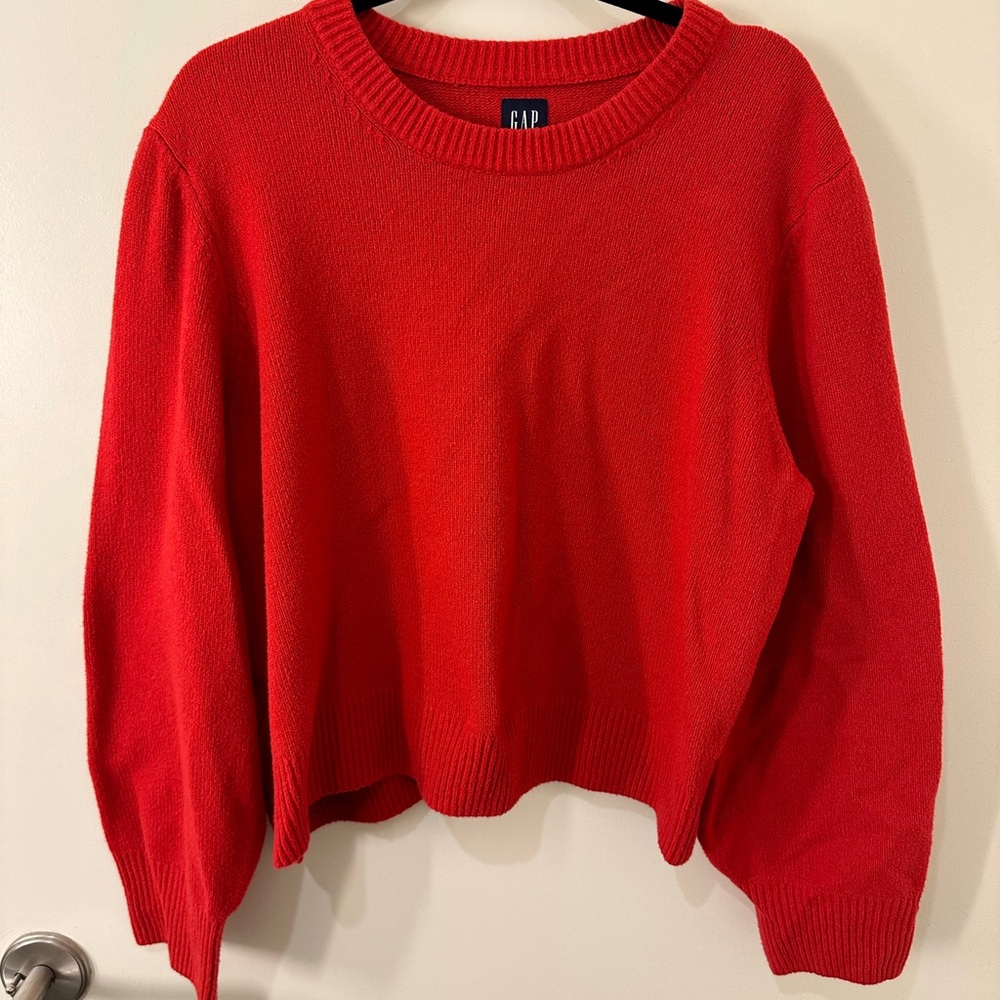 Gap Red Crew Neck Sweater